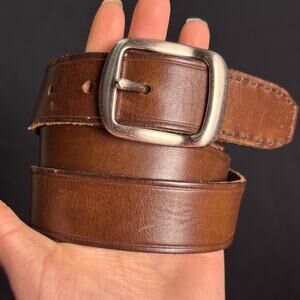 Brown & Silver Classic Men’s Belt